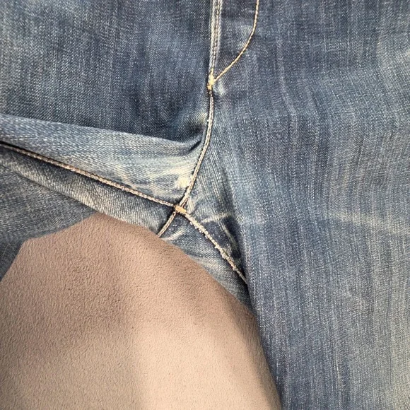 VTG Levis Engineered Jeans Mens Med Wash Blue Straight Twisted Fits 34x32